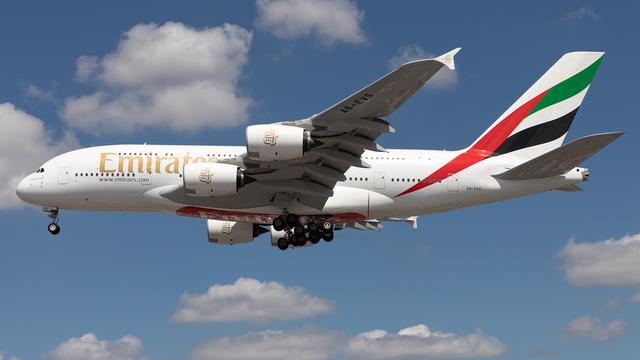 A6-EVS:Airbus A380-800:Emirates Airline